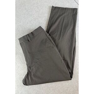 Dark Academia Corpcore Dress‎ Pants 34x30 Classic Fit Stretch Flat Front Slacks